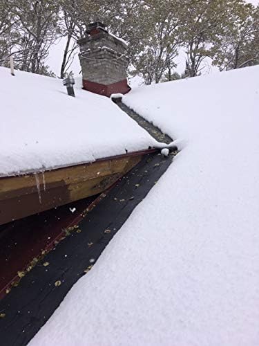 RHS Snow Melting System - Roof and Valley Heater - Snow and Ice Melting Mats - Ice Dam Prevention - Color Black - American Made - Melts 2 Inches of Snow per Hour (20' ft. x 13" in.)