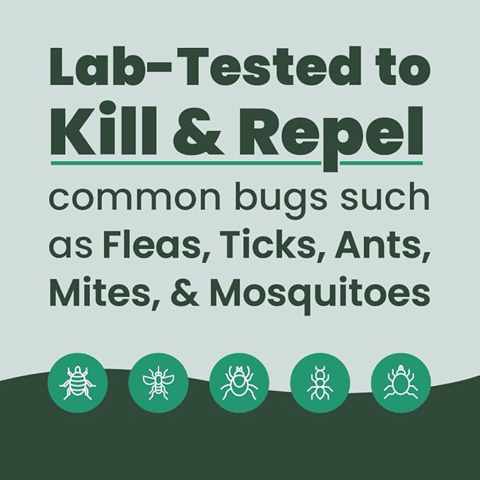 Cedarcide YardSafe | Kills & Repels Mosquitoes, Ticks, Fleas, Mites & More with Natural Essential Oils | Family & Pet-Safe | Eco-Friendly | 1 Quart (32 Oz.)