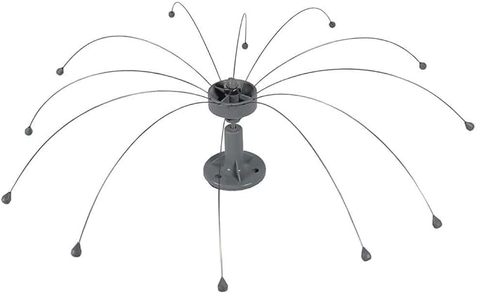 Bird Barrier Daddi Long Legs - 6 Ft | Scare Birds Away with Innovative Bird Spider Design | Bird Deterrent for Outside | Easy Installation on Roofs, Boats & HVAC Units | Durable Stainless Steel/Delrin