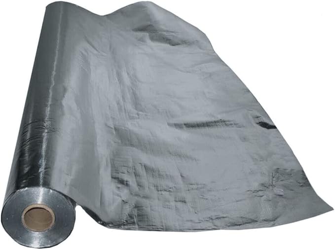 US Energy Products Highly Reflective Silver FOIL Mylar Film Insulation Sheets: Ideal for: Grow Room, Greenhouse, Farming, Plant Growth, Energy Saving, SAUNAS, and More: (24INCH X 50FT) Sheets