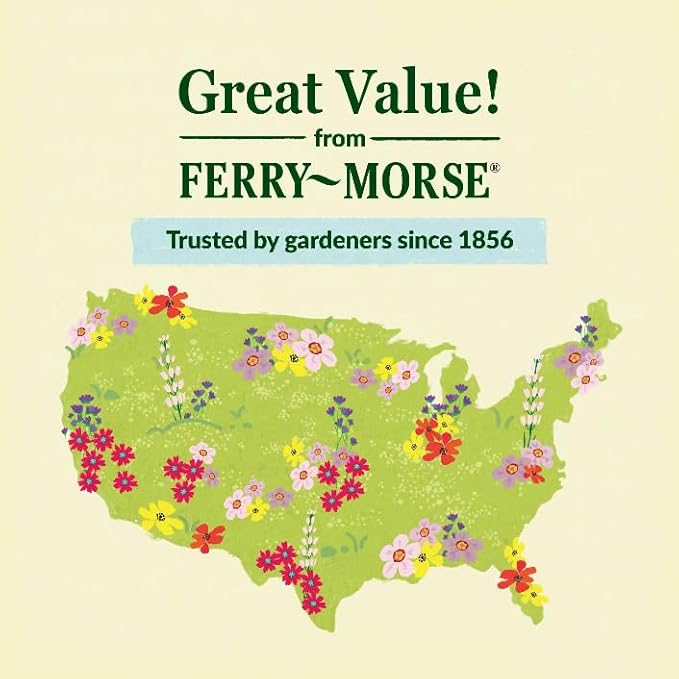 Ferry-Morse Flowering Grass Alternative Mix Bulk Wildflower Seeds, 1lb