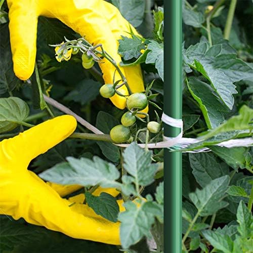 Garden Stakes 6-Ft for Climbing Plants Supports Pole 20 Pack Rust-Free Plant Sticks Fence Post