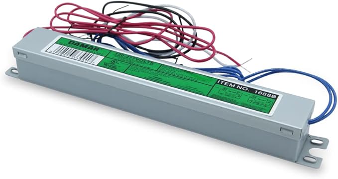 Technical Precision Replacement for Batteries and Light Bulbs Kteb-232ris-1-tp-sl Ballast 120-277V Electrical Ballast Replacement - Operates 1 to 2 Linear Fluorescent Lamp Ballast - 1 Pack