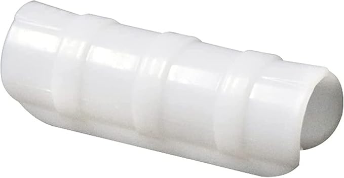 Farm Plastic Supply - Greenhouse Clamp 20 Pack - (4" Long x 1" Wide) - White ABS Clamps for Greenhouse, ABS Clips, Greenhouse Clamps for Farming, Gardening, Agriculture