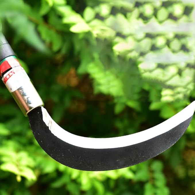 DOITOOL 2pcs Weeder Device Cutter Sickle Manganese Gardening Harvest Steel Grass Hook Reaping Tool Chopping Manual Multipurpose Tree