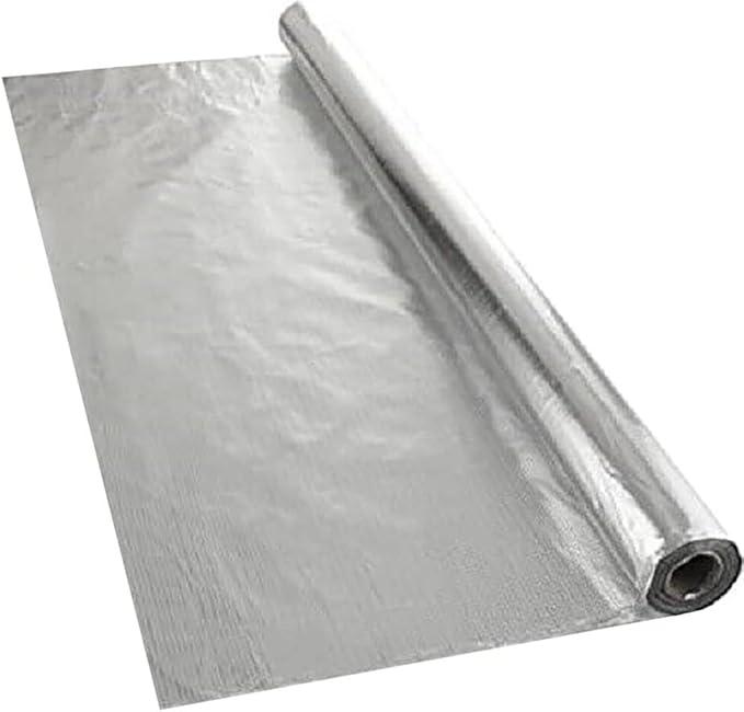 US Energy Products Highly Reflective Silver FOIL Mylar Film Insulation Sheets: Ideal for: Grow Room, Greenhouse, Farming, Plant Growth, Energy Saving, SAUNAS, and More: (24INCH X 25FT) Sheets