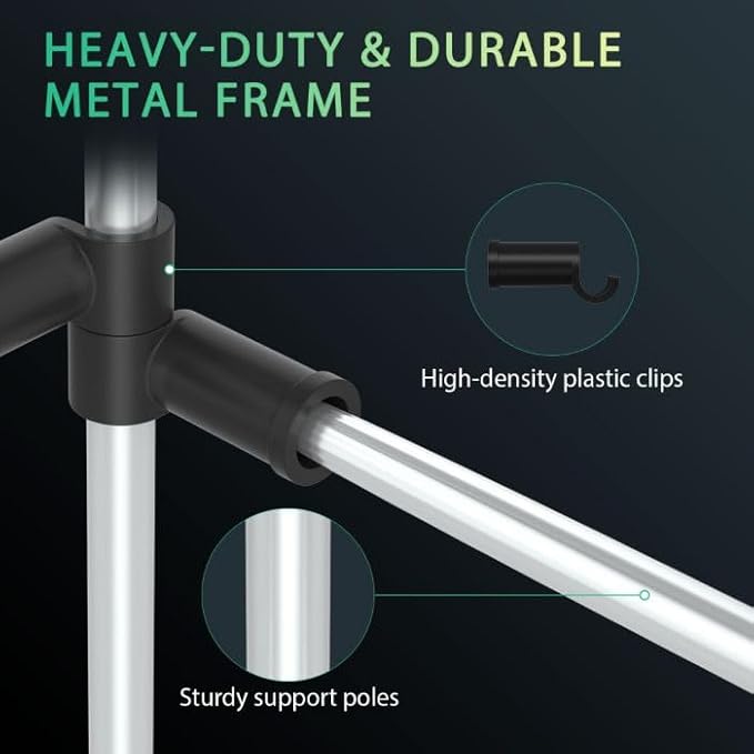 MARS HYDRO Grow Tent Durable Side Support Pole,Sturdy Metal Replaceable Bracket Accessories,High CFM Kit for 5x5 Indoor Tents