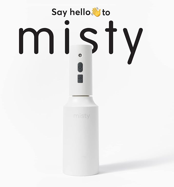 Automatic Electric Spray Bottle Mister - Continuous Rechargeable Battery Sprayer for Misting Plants, Household Cleaning, Hairstyling (25 oz)