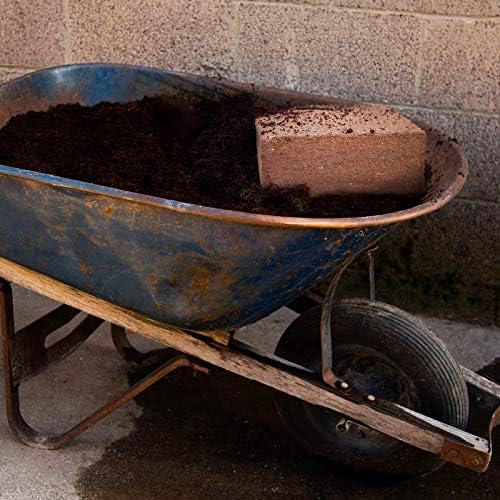 Minute Soil Bulk Coconut Coir Block 2-Pack β OMRI Listed for Organic Use β Compressed Growing Medium Expands with Water β Indoor & Outdoor Gardening Soil Alternative