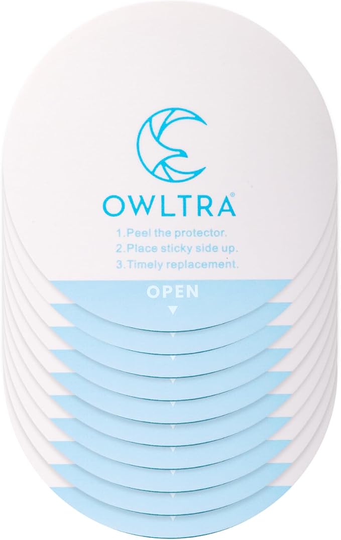Original 10 Replacements Sticky Glue Pads Refills for OWLTRA IMT-L60 and IMT-L70 Indoor Electric Insect Trap, Catcher & Killer Lamp for Fruit Flies, Mosquitos, Moths, Gnats, and More
