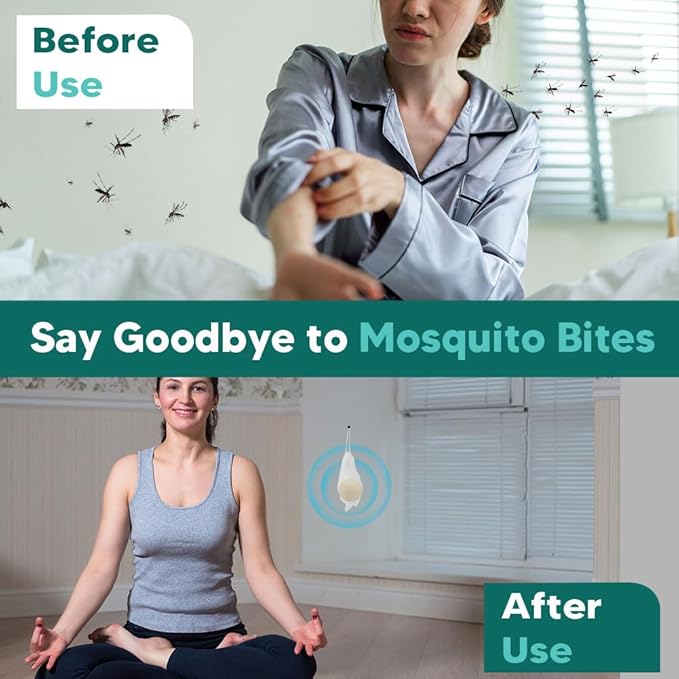 Mosquito Repellent Outdoor Patio, Mosquito Repellent Indoors, Mosquito Away Deterrent for Backyard, Camping, Travel, Outdoor 8-Packs