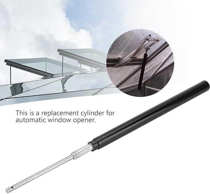 ABS Greenhouse Window Opener Auto Vent Cylinder,20-25℃ Adjustable Temperature Automatic Window Opener,Replacement Cylinder Vent Opener for Greenhouses Windows Under 7 Kg