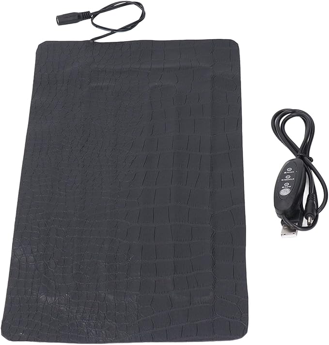 Seedling Heat Mat 3 Gear Temperature Adjustment PU Leather Hydroponic Plant Heating Pad Ideal for Indoor Gardening (3318)