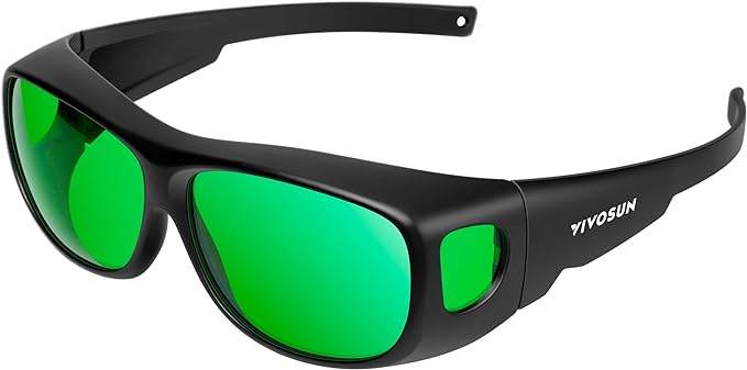 VIVOSUN Indoor Hydroponics LED Grow Room Glasses with Glasses Case