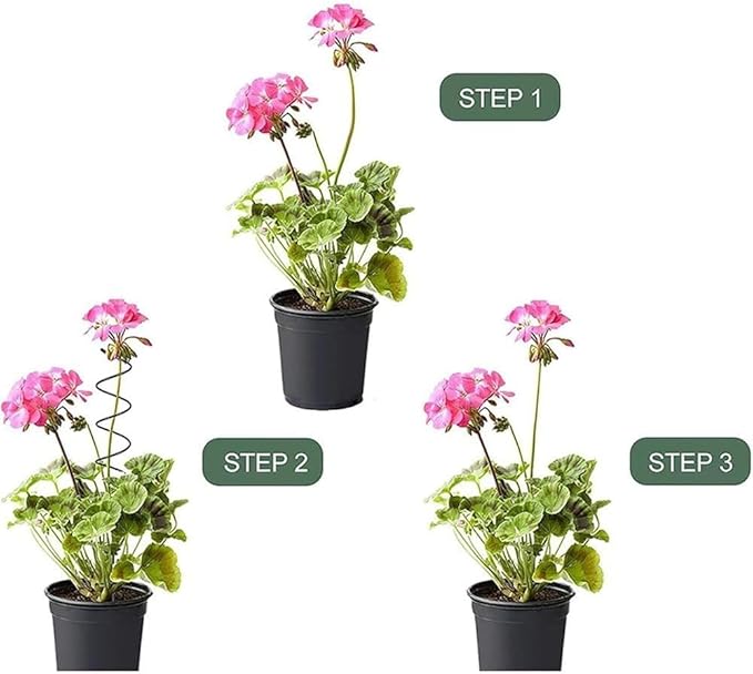 Tomato Twist Stake, Twisted Tomato Stakes Plant Supports, Tomato Cages Climbing Stake, Plant Support for Potted Plants Tomato Rose Vine, Plant Support Stakes for Potted Plants (10pcs)