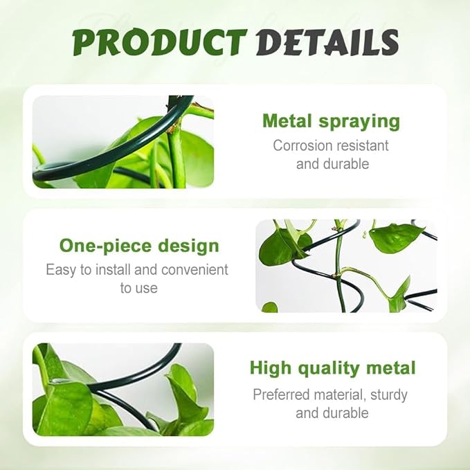 Tomato Twist Stake, Tomato Twist, Twisted Tomato Stakes, Spiral Tomato Stakes, Climbing Plant Stake Tower Plant Supports (6PCS)
