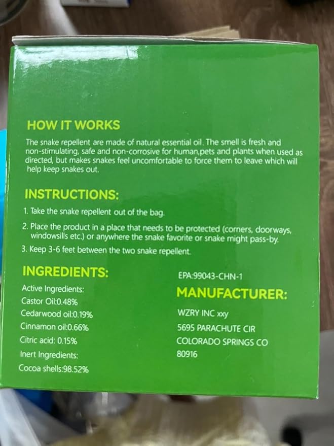 12 Pack Natural Snake Repellent Powerful Snake Away Repellent Balls for Yard Lawn Garden, Outdoors