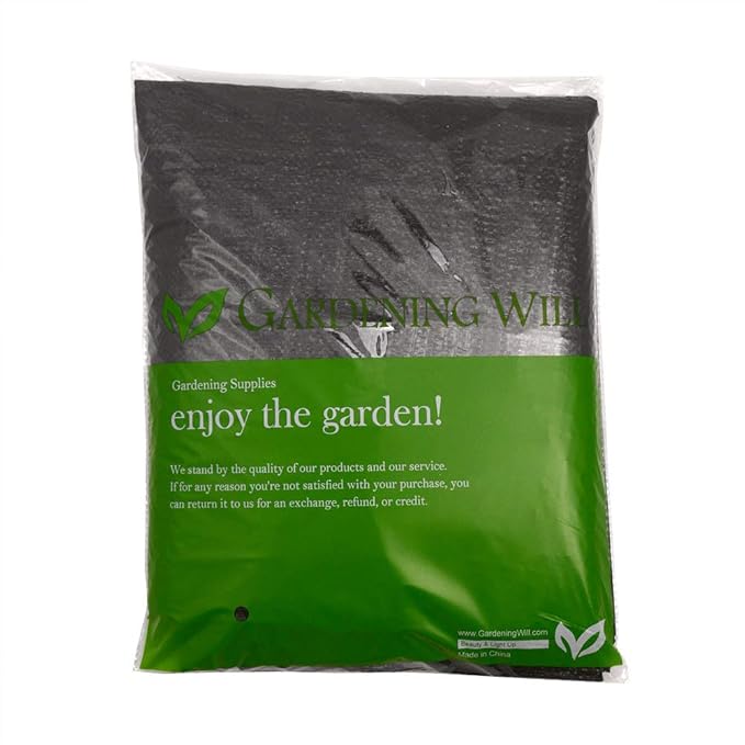 8Ft x 100Ft Garden Landscape Ground Cover Weed Barrier 3oz Heavy Duty Polyethylene Woven Weed Block Gardening Mat
