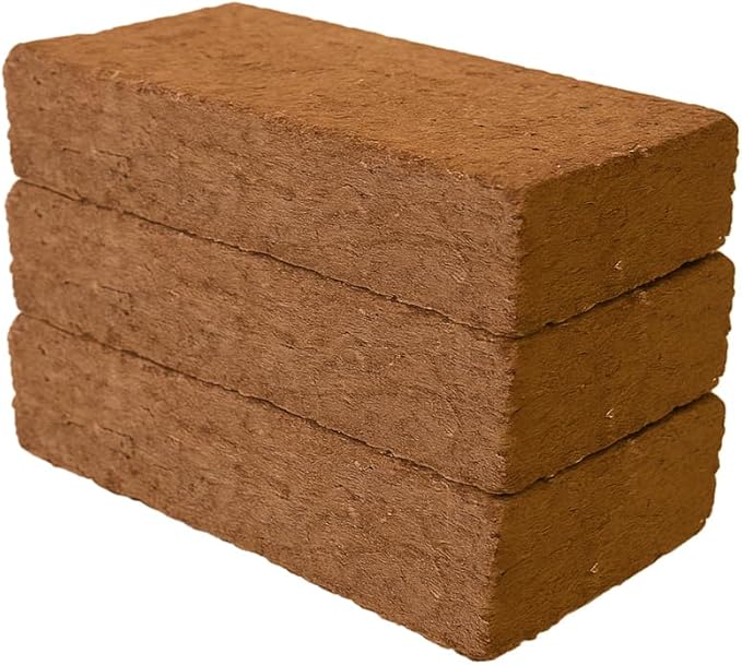Minute Soil Compressed Coco Coir 6 Pack β Organic Peat-Free Medium Expands to 9 Gal β Indoor Gardening, Microgreens, Seed Starting, Houseplants, Herbs, Vegetables, Planters