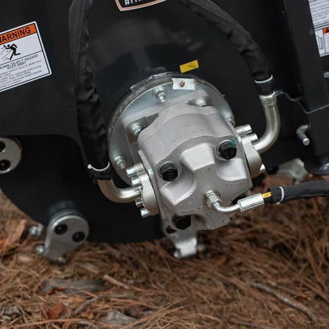 Titan Attachments 14-25 GPM Hydraulic Flow Stump Grinder Attachment for Skid Steer