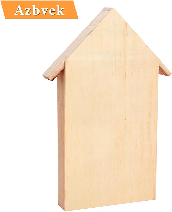 Wooden Insect House Hotel for Bee, Butterfly, Ladybirds, Beneficial Insect Habitat, Bug Hotel Garden 11.7" x 7.7" (A)