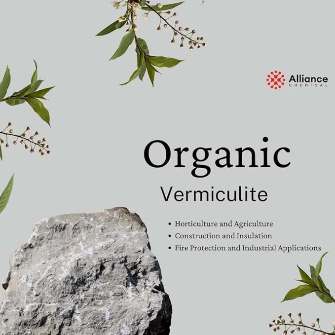 Premium Organic Fine Vermiculite - 2 Cubic Feet (51 Quarts) - Soil Amendment for Indoor and Outdoor Gardens, Potting Orchids, Succulents, Fungi, and Hydroponics