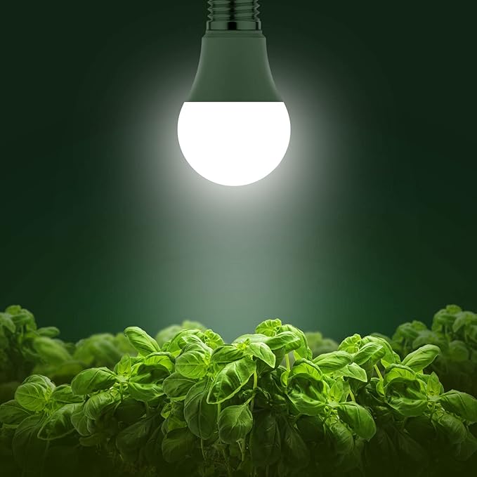 Briignite Full Spectrum LED Grow Light Bulb - A19 E26 Base, 11W (100W Equivalent) - for Indoor Plants, Seed Starting - 3 Pack