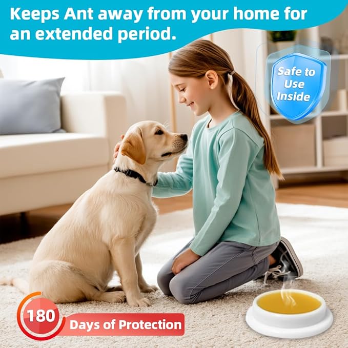 32 Pack Ant Killer Gel Bait, Long Lasting Indoor & Outdoor Ants Bait for Effective Ant Control, Safe & Easy to Use Pest Control for All Common Household Ants, Mess-Free Gel Stations
