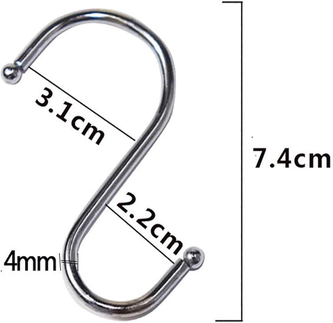 Grow Light Rope Hanger 3Pairs,1/8" 8-Feet Long Heavy Duty Adjustable Rope Clip Hanger, Adjustable Rope Ratchet Hangers 150 Lbs per Pair with Stainless Steel 2.5" S Hook