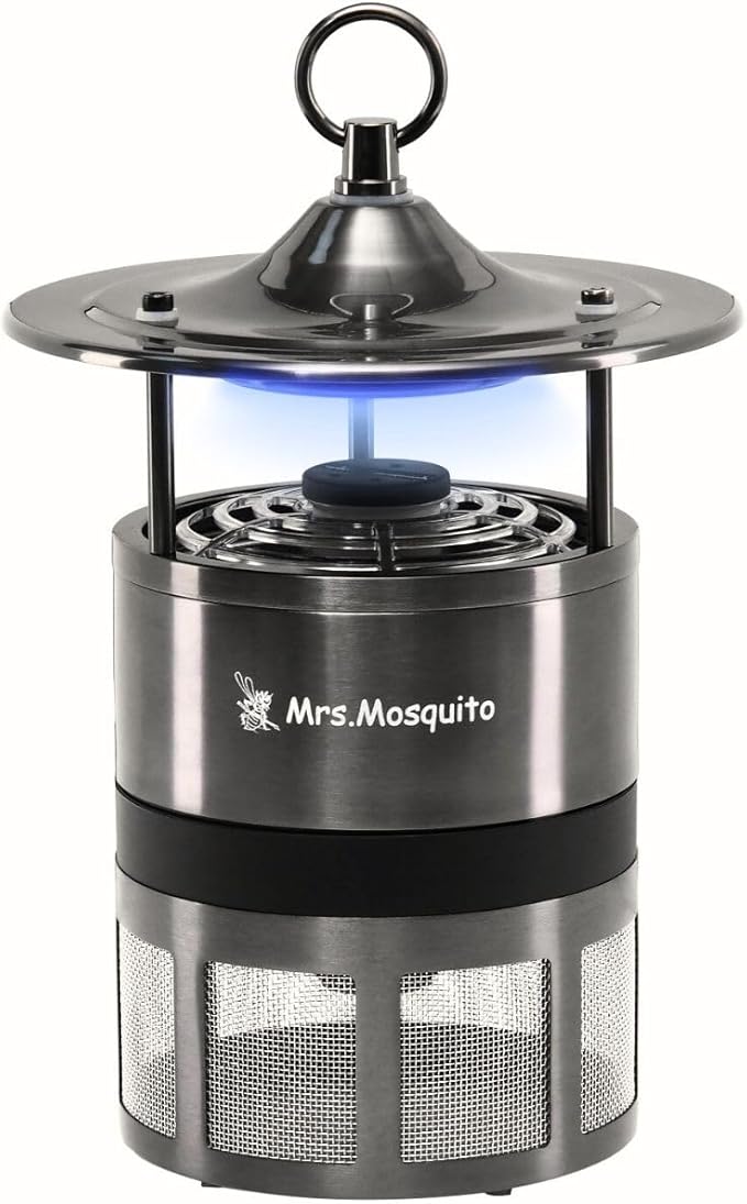 Outdoor Mosquito Trap β Premium Stainless Steel Insect Killer with UV Light & Octenol Lure, Rainproof, Ultra-Quiet, 15,000-Hour Lamp Life, Safe for Family & Pets