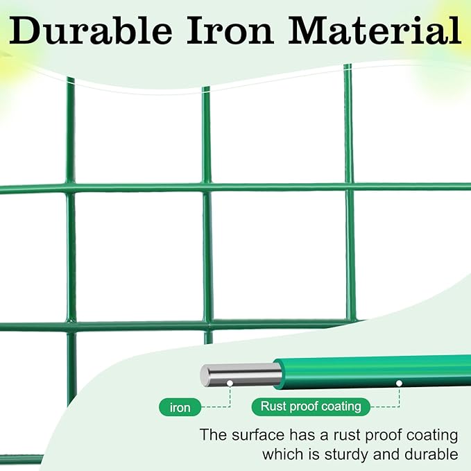 4 Packs Wire Plant Protectors,15.3" X 15.3" Wire Mesh Plant Protector cage,DIY Garden and Vegetable Protectors,Plant Cage to Protect Plants from Animals