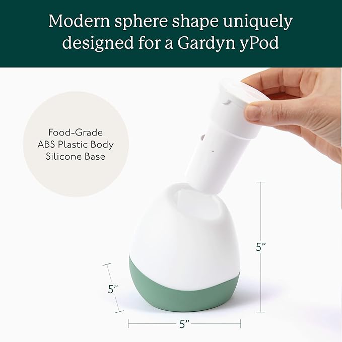 GARDYN Vase Complete Kit-Cauliflower White | Designed for use Hydroponics Growing System Kits & Vertical Garden Hydroponic Gardens | Bring Indoor Plants to All Areas of Your Home