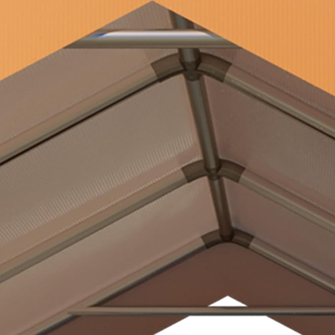 Heavy Duty Carport Canopy 10x20FT,Outdoor Garage Car Shelter Shade,Portable Garage with Roll-Up Windows, Doors, Uv Resistant and Waterproof for Car Truck Motorcycle