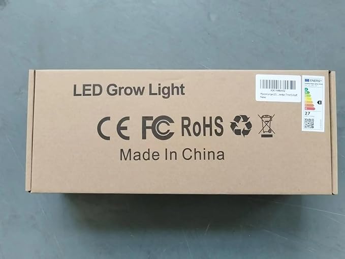 Clip Grow Lights for Seed Starting with Timer, Full Spectrum Brightest Plant Growing Lamps for Indoor Plants, Bonsai, Seedlings, 27 Watt Home Plug But Not 10W Adapter