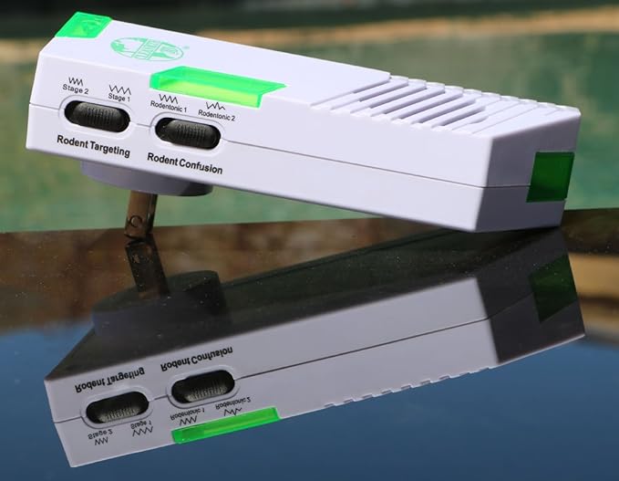 CLEANRTH CR008 Advanced Ultrasonic Rodent Repelling System - Powerful Indoor & Outdoor Rodent Repellent