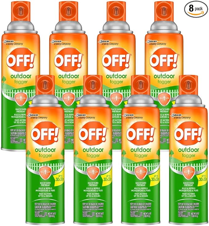 OFF! Outdoor Fogger,16 Ounce (Pack of 8)