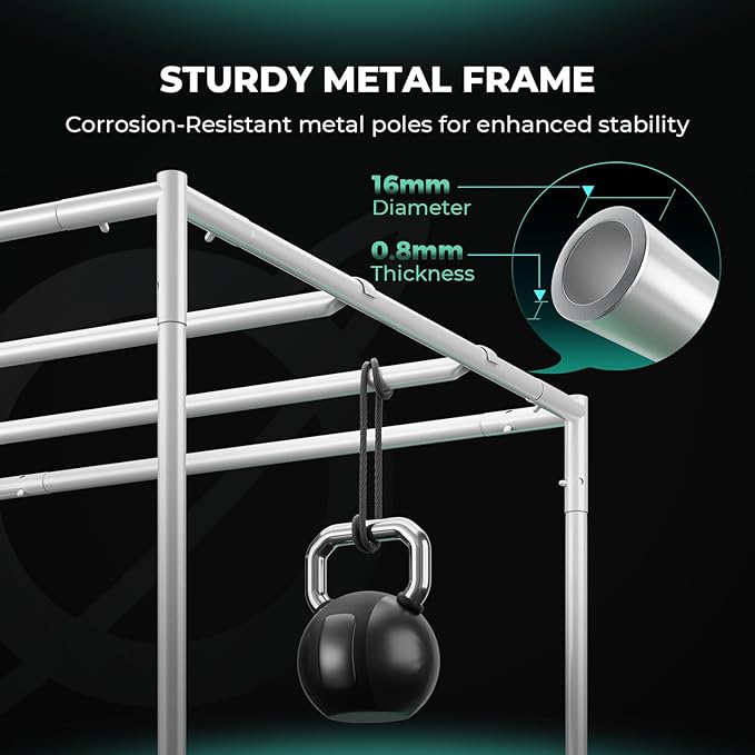 MARS HYDRO Grow Tent 90 x 90 x 180 cm, Indoor Grow Tent, Reflective Mylar Grow Tent, Hydroponics, Removable Base Tray, for Plants Growing Room