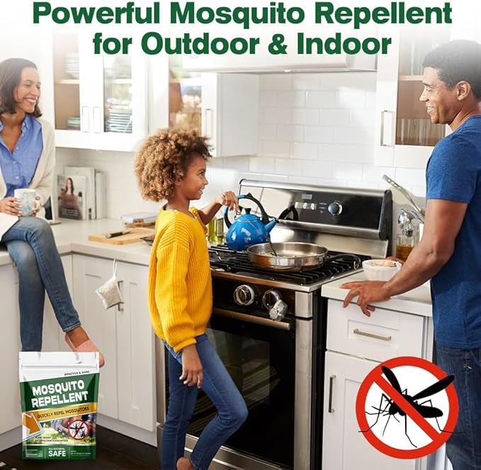 Mosquitoes Repellent Outdoor Patio, Mosquitos Repellant Indoor, Mosquito Deterrent Indoor,Mosquito Control for Room, Mosquito Repellents for Yard/Camping/Home/Travel 8-Pack