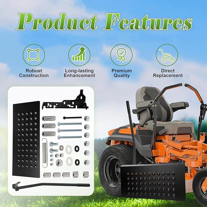 ACS6000ULS Advanced Chute System Compatible with Most Zero Turn Mowers. Chute Blocker Replace Part Number 088-6003-00, 088600300