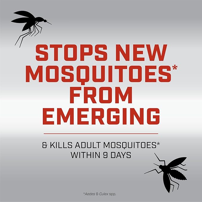 Ortho Home Defense Mosquito Kill and Prevent, Controls Mosquitoes and Larvae, Silent, Easy-to-Use, Protects up to 4,300 sq. ft., 1 Mosquito Station and 2 Bands for 2 Months Protection