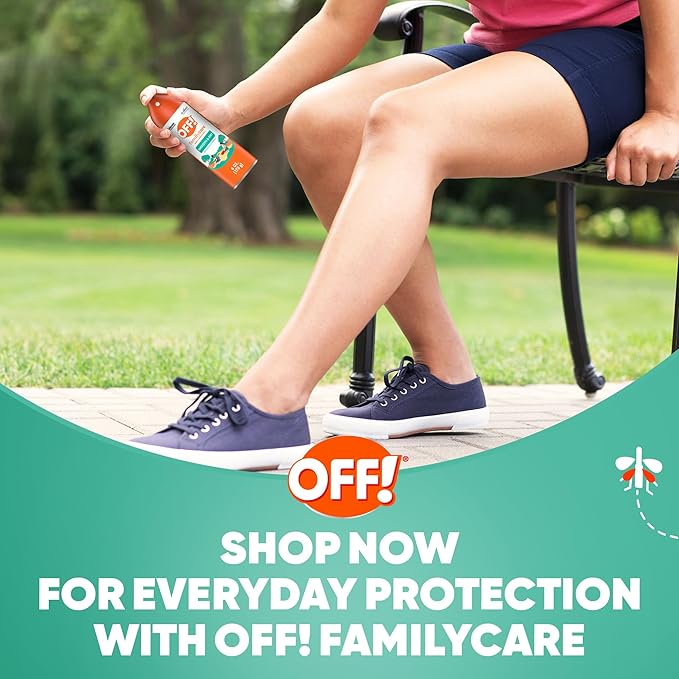 OFF! Family Care Insect & Mosquito Repellent I, Smooth & Dry Bug Spray for the Beach, Backyard, Picnics and More, 2.5 oz. (Pack of 12)