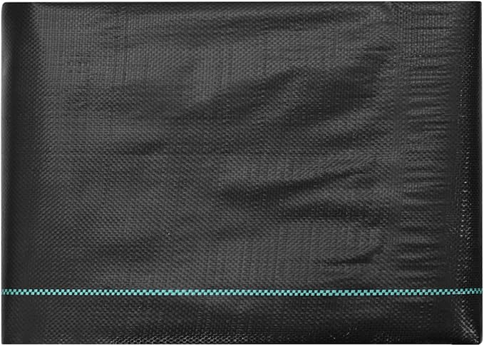 VEVOR Weed Barrier Landscape Fabric, 3*100FT Heavy Duty Garden Weed Fabric, Woven PP Weed Control Fabric, Driveway Fabric, Geotextile Fabric for Landscaping, Ground Cover, Weed Blocker Weed Mat, Black