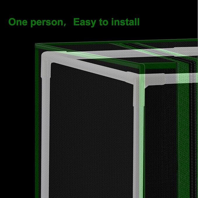 MELONFARM Small Grow Tent for Aerogarden,24”x16”x20” ,Hydroponics Growing System ,Highly Reflective 600D Diamond Mylar Canvas with Ventilation window and Floor Tray for Hydroponic Indoor Plant Growing