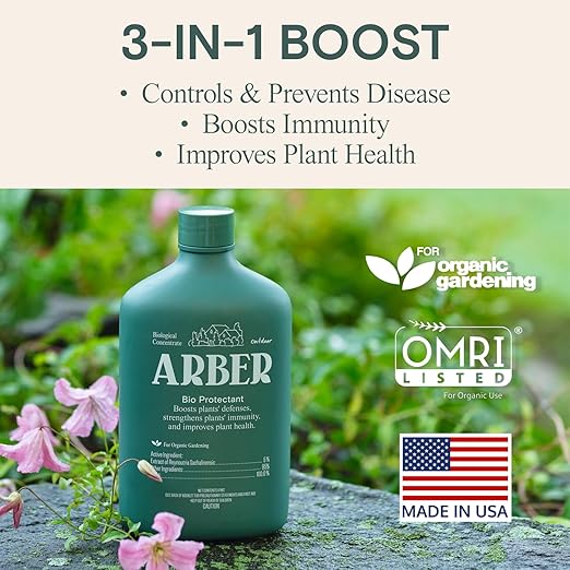 Organic Protectant – Liquid Fertilizer & Plant Food for Houseplants, Indoor & Outdoor Use – Instant Nourishment for Potted Plants, Flowers, Vegetables, Herbs, Air Plants, and Tropical Plants