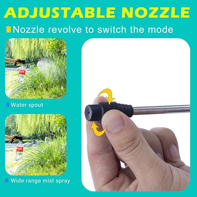 electric sprayer, watering can,garden sprayer you may never have seen, Cola bottle for direct use, USB fast charging with adjustable spout for gardening, Yard, Cleaning