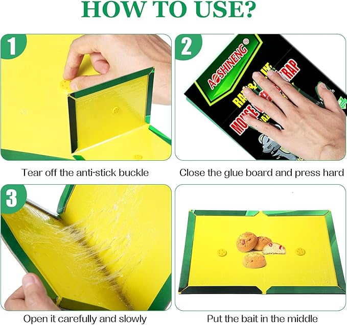 Mouse Trap Bucket Adapted to 5 Gallon Bucket Lid Rat Trap Automatic Reset for Indoor Outdoor Use Reusable (3PC+STIKER)