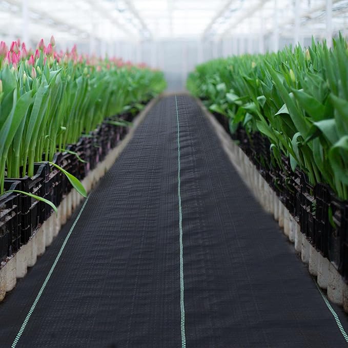 4ft*100ft Landscape Fabric,Weed Barrier Fabric,3.2oz Heavy Duty Weed Blocker Fabric,Weed Contorl for Underlayment,Gardening Weed Mat-Durable,Easy Installation