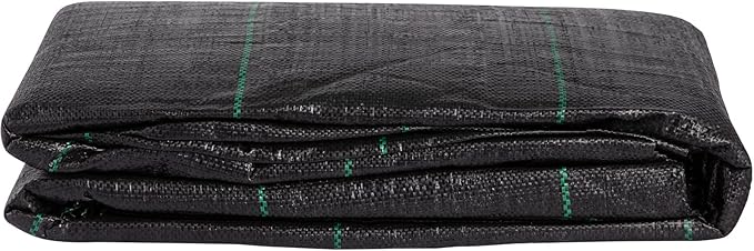 VEVOR Driveway Fabric, 12.5x30ft-3.5oz Woven Landscape Fabric, Weed Fabric Barrier Heavy Duty, Garden Fabric Weed Barrier, Weed Control Fabric, Geotextile Fabric, Weed Block Gardening Mat, Landscaping