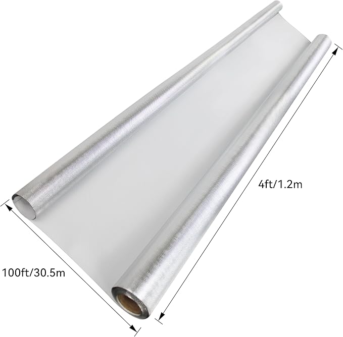 TEXALAN(R) Diamond Film Foil Roll Highly Reflective Mylar Film Roll for Grow Room 4X100FT 6 Mil