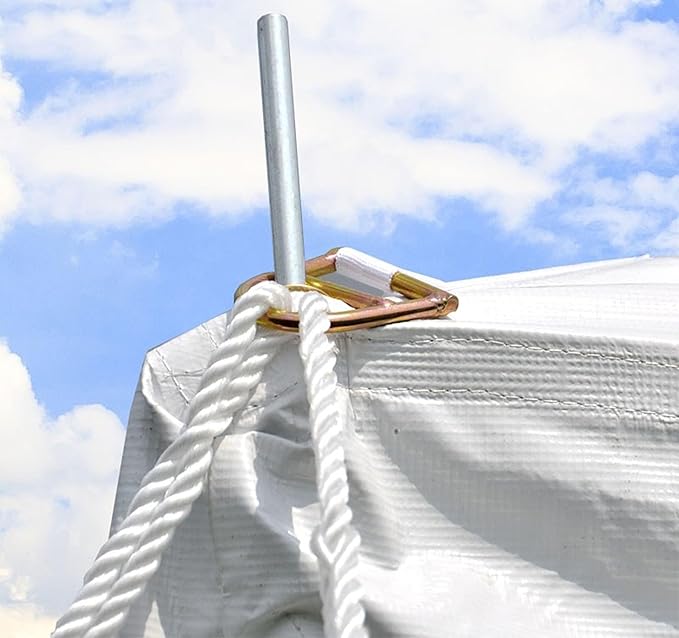 Party Tents Direct 20'x 30' Weekender Canopy Pole Tent with Sidewalls - Easy Up Canopy Tent with 120 Person Capacity - Outdoor Canopies for Parties, Weddings, and Events (Red/White)
